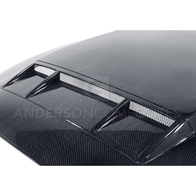 Anderson Composites 10 - 14 Ford Mustang/Shelby GT500 and 2013 - 2014 GT/V6 Ram Air Type - CR Hood - My Store