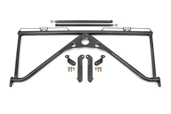compare product BMR Suspension 16-24 6th Gen Camaro Harness Bar - Black Hammertone