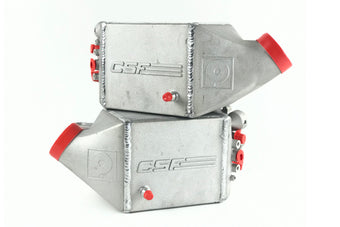 compare product CSF 12-16 BMW M5 (F10) / 12-18 BMW M6 (F06/F12/F13) Twin Charge-Air-Cooler Set - Raw Finish