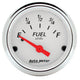 Autometer Arctic White 52mm 0E - 90F Short Sweep Electronic Fuel Level Gauge - My Store