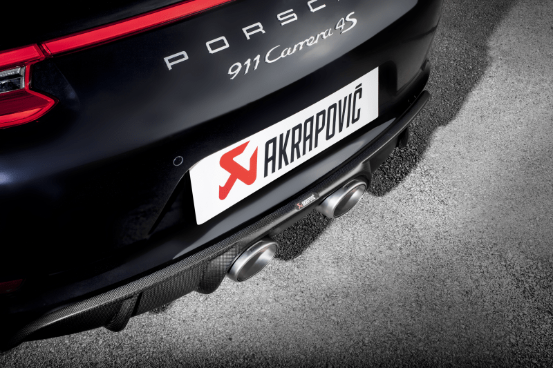 Akrapovic 16 - 17 Porsche 911 Carrera S/4/4S/GTS (991.2) Slip - On Line (Titanium) w/ Titanium Tips - My Store