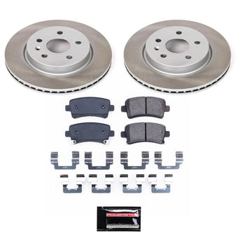 compare product Power Stop 10-11 Saab 9-5 Rear Semi-Coated Rotor Kit