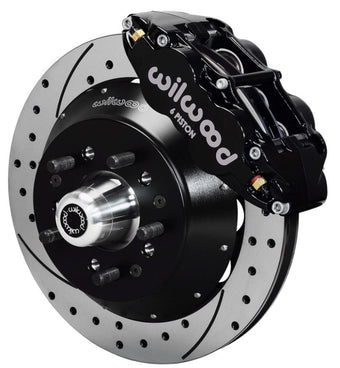 compare product Wilwood Narrow Superlite 6R Dust-Seal Big Brake Front Brake Kit 14in. Drilled w/ Wilwood Pro Spindle