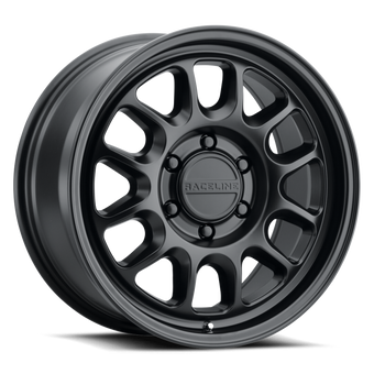 compare product Raceline 958B Rogue 16x8in / 6x139.7 BP / 0mm Offset / 106.1mm Bore - Satin Black Wheel