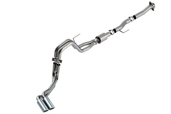compare product Borla F-150 2021 5.0L 2dr RC SB (122.8 WB) XL/XLT 3/2.25 DSE Cat-Back ATAK Chrome Tips