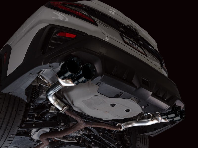 AWE Tuning 22 - 25 Subaru VB WRX Track Edition Axle - Back Exhaust - Diamond Black Tips - My Store