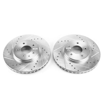 compare product Power Stop 09-11 Cadillac STS Front Evolution Drilled & Slotted Rotors - Pair