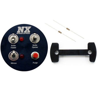 compare product Nitrous Express Gauge Pod Switch Panel (For 2-1/16in Gauge Pods)
