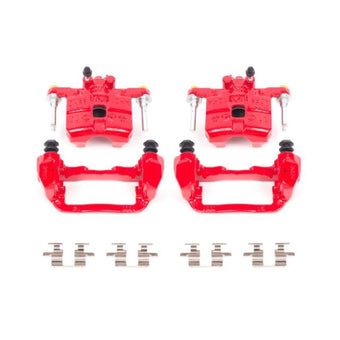 compare product Power Stop 98-03 Subaru Forester Rear Red Calipers w/Brackets - Pair