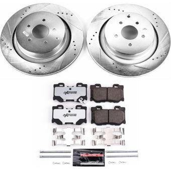 compare product Power Stop 09-13 Infiniti FX50 Rear Z26 Street Warrior Brake Kit