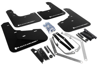 compare product Rally Armor 13-19 Ford Fiesta ST Black UR Mud Flap w/White Logo