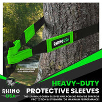 Rhino USA Recovery Tow Strap 3Inx30Ft (Black) - My Store