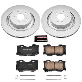 compare product Power Stop 08-13 Infiniti G37 Rear Z17 Evolution Geomet Coated Brake Kit