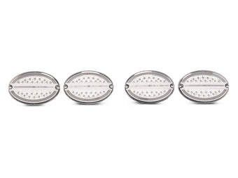 compare product Raxiom 97-04 Chevrolet Corvette C5 Axial Series LED Tail Lights- Chrome Housing (Clear Lens)
