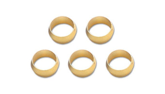 compare product Vibrant Brass Olive Inserts 5/16in - Pack of 5