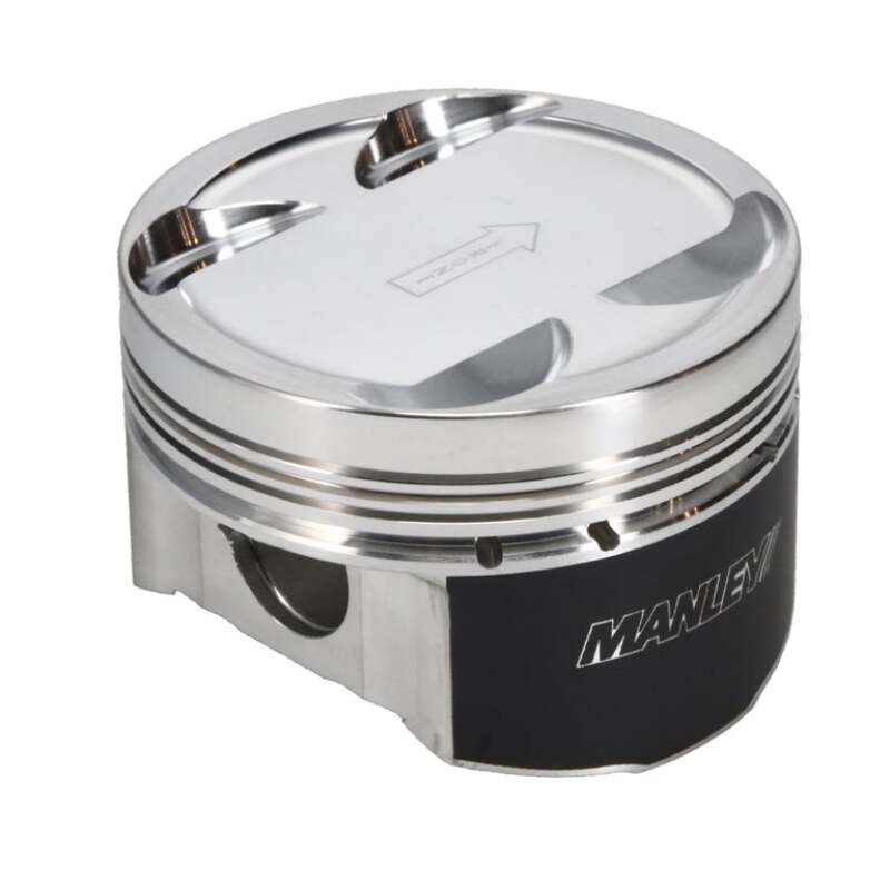 Manley 90 - 94 Eclipse (6 Bolt 4G63T) 85.5mm +.5mm Over Bore 8.5:1 Dish Piston Set w/ Rings - My Store