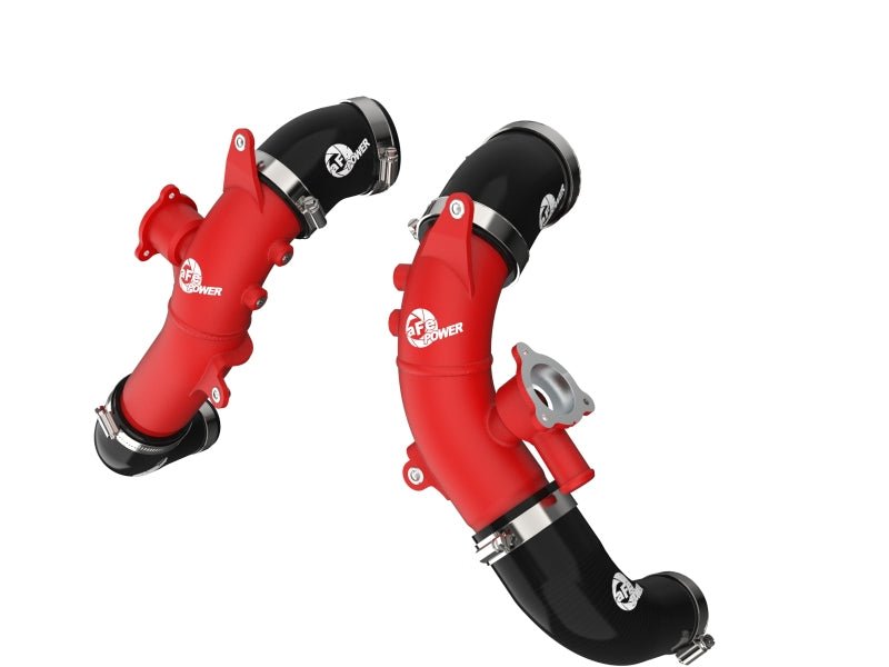 aFe 2022 Toyota Land Cruiser (J300) V6 - 3.5L (tt) BladeRunner 2.5in Aluminum Hot Charge Pipe - Red - My Store
