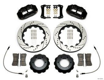compare product Wilwood Narrow Superlite Black 6R Front Kit 14in Drilled Rotor w/ Lines 05-15 Toyota Tacoma
