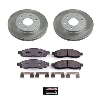 compare product Power Stop 04-05 Nissan TITAN Front Semi-Coated Rotor Kit