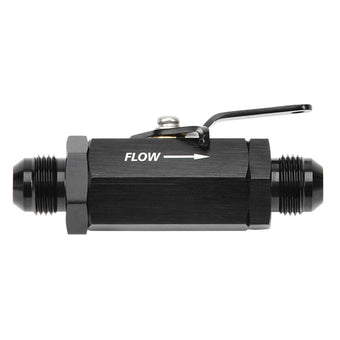 compare product Russell Performance Shutoff Valve -10 AN Male Black Finish
