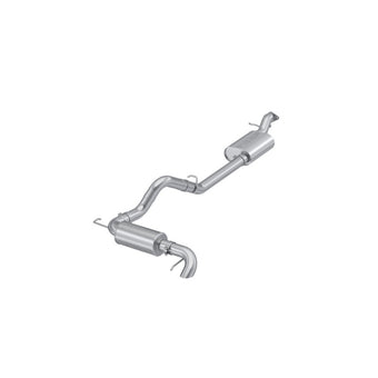 compare product MBRP 2021-2023 Ford Bronco 2.3L/2.7L Aluminized Steel 3in Cat-Back, Single High Clearance Rear Exit