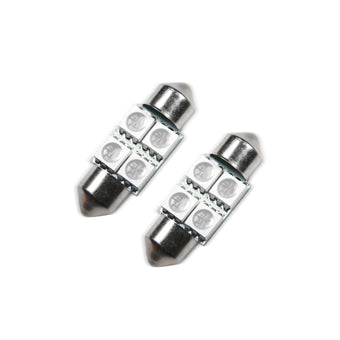 compare product Oracle 33MM 4 LED 3-Chip Festoon Bulbs (Pair) - Blue