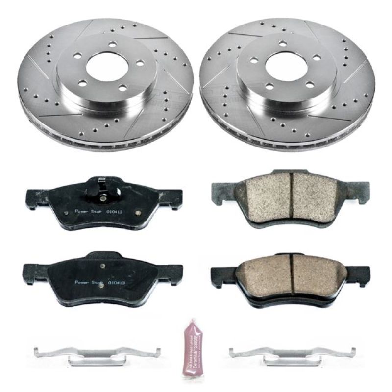 Power Stop 10 - 12 Ford Escape Front Z23 Evolution Sport Brake Kit - My Store
