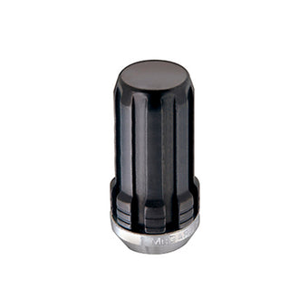 compare product McGard SplineDrive Lug Nut (Cone Seat) M14X1.5 / 1.648in. Length (Box of 50) - Black (Req. Tool)