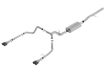 compare product Borla 19 Chevrolet Silverado/GMC Sierra 1500 6.2L SS Touring Catback Exhaust - Black Chrome Tips