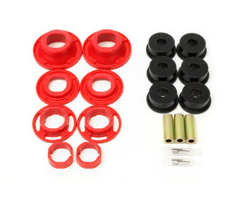 compare product BMR 12-15 5th Gen Camaro Street Version Rear Cradle Bushing Kit (BK001 BK040) - Black/Red