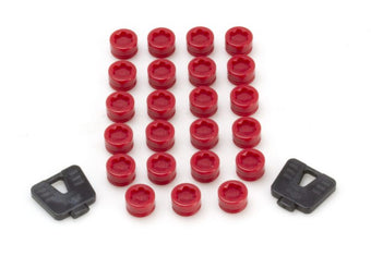 compare product Wheel Mate SR45R Caps Set of 20 - Red