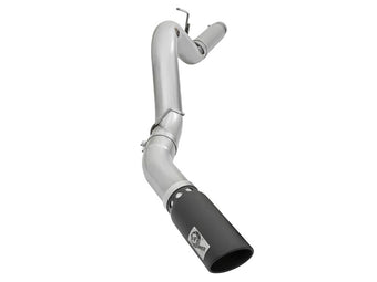 compare product aFe Atlas Exhaust 5in DPF-Back Aluminized Steel w/ Black Tips 16-17 GM Diesel Truck V8-6.6L (td)