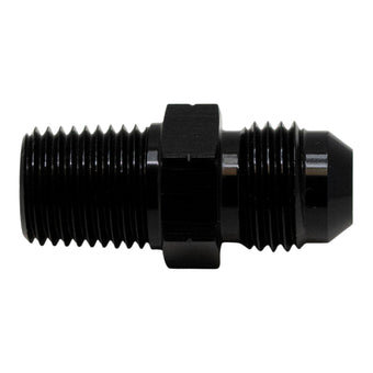 compare product DeatschWerks 6AN Male Flare to 1/4in Male NPT Adapter - Anodized Matte Black