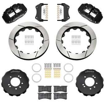 compare product Wilwood 89-98 Nissan 240SX/89-94 Skyline/90-96 300ZX Superlite 6R Fr BBK w/ 12.88in SLT Rotors - Blk
