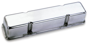 compare product Moroso Chevrolet Small Block Valve Cover - 3.5in - No Logo - Polished Aluminum - Pair