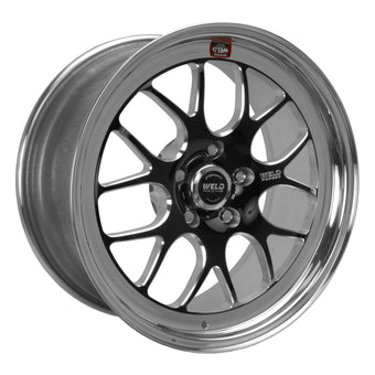 compare product Weld S77 18x8 / 5x120mm BP / 5.1in. BS Black Wheel (High Pad) - Non-Beadlock