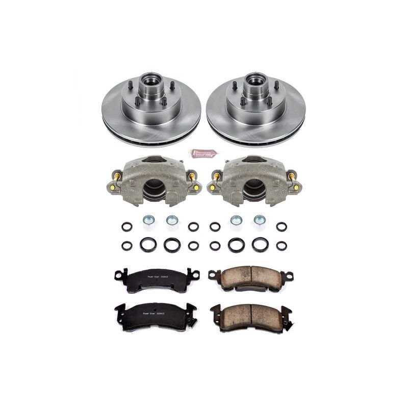 Power Stop 1975 Buick Apollo Front Autospecialty Brake Kit w/Calipers - My Store