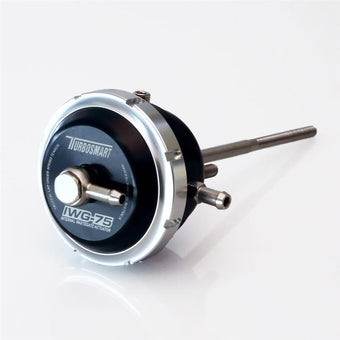 compare product Turbosmart Universal IWG75 Borg Warner EFR Twin Port B2 Single Scroll 160mm Rod Black 14PSI IWG