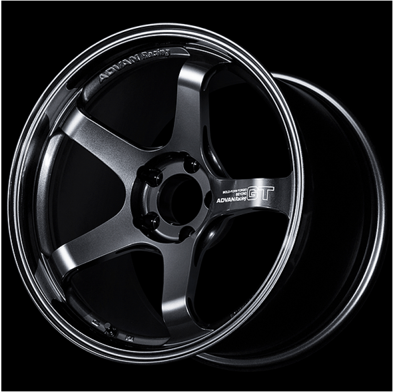 Advan RZII 17x8 +54 5 - 114.3 Racing Hyper Black & Ring Wheel - My Store