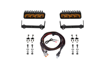 compare product Diode Dynamics 2014-2024 Toyota 4Runner SS6 Sport LED Kit Yellow Fog 3000K