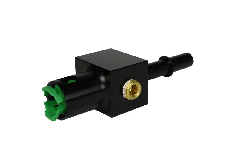 Aeromotive 3/8in Quick Connect with AN - 08 port and 1/8in gauge port - My Store