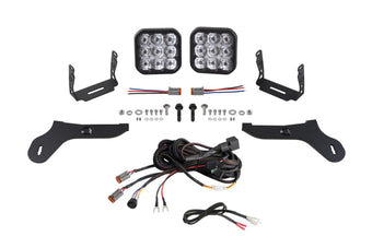 compare product Diode Dynamics 17-20 Ford Raptor SS5 Bumper LED Pod Light Kit - Pro White Driving