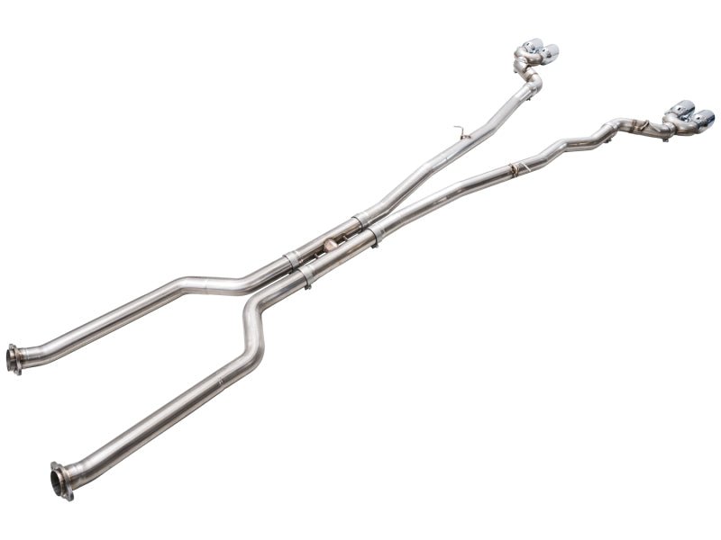 AWE Tuning BMW G90/G99 M5 Track Edition Cat - Back Exhaust - Chrome Silver Tips - My Store