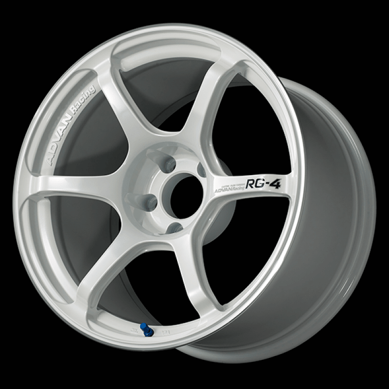 Advan RG - 4 17x9.0 / +35 Offset / 5x114.3 / 73mm Bore / Racing White Metallic and Ring - My Store