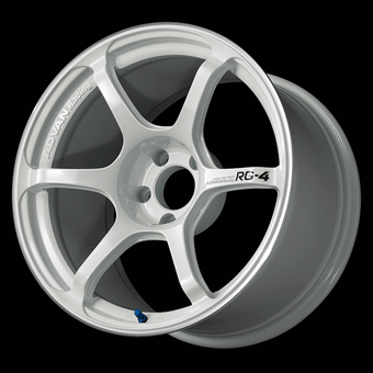 compare product Advan RG-4 17x9.0 / +35 Offset / 5x114.3 / 73mm Bore / Racing White Metallic and Ring
