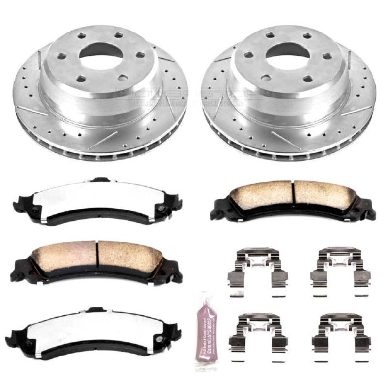 Power Stop 02 - 06 Cadillac Escalade Rear Z36 Truck & Tow Brake Kit - My Store
