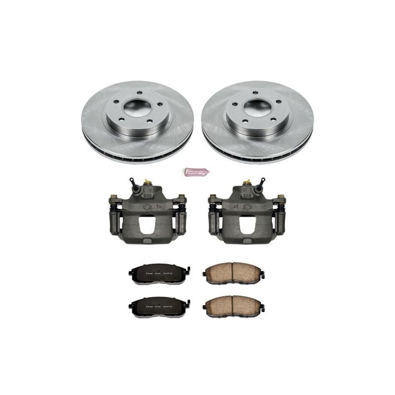Power Stop 1999 Nissan Maxima Front Autospecialty Brake Kit w/Calipers - My Store