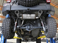 aFe Rebel Series 2.5in 409 SS Axle - Back Exhaust w/Polished Tips 07+ Jeep Wrangler (JK) V6 3.6L/3.8L - My Store