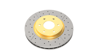 DBA 05 - 06 Pontiac GTO Front Street Series Drilled & Slotted Rotor w/Gold Hat - My Store