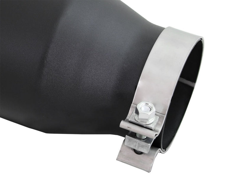aFe Diesel Exhaust Tip Bolt On Black 4in Inlet x 6in Outlet x 12in - My Store